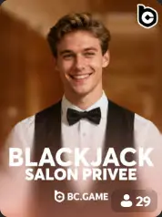 Blackjack Salon Privee BC Game Zambia game cover