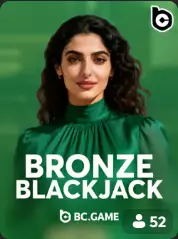 Bronze Blackjack BC Game Zambia game cover