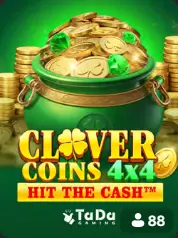 Clover Coins 4x4 Hit The Cash BC Game Zambia game cover